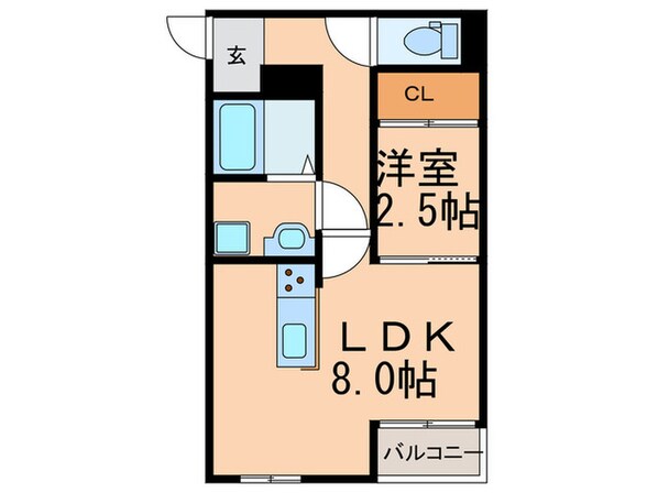 Prevoyance須恵中央Ⅱの物件間取画像